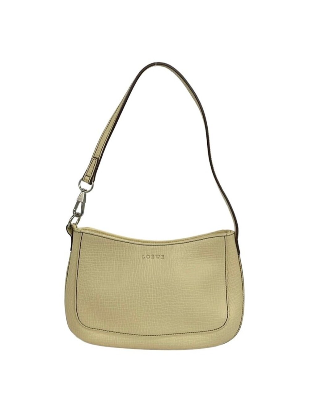 Loewe Handbag Beige Leather